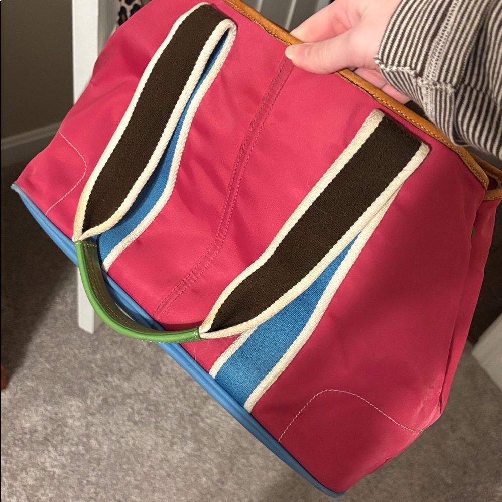 Vintage Coach colorful purse/ lunch box IR5656 - Picture 6 of 6